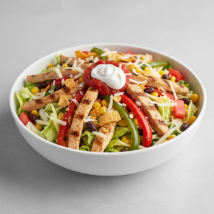 Chicken Fajita Taco Salad