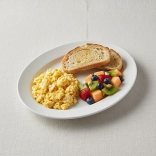 El Continental with Scrambled Eggs El Continental with Scrambled Eggs