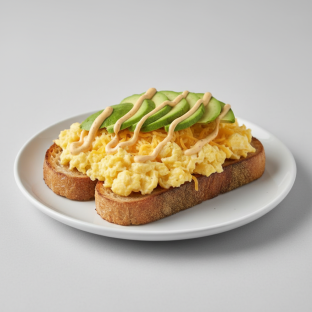 La Positiva with Scrambled Eggs La Positiva with Scrambled Eggs