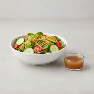 Mixed Green Salad with Soy Vinaigrette