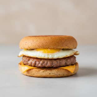 Gluten-Free Sausage Breakfast Sandwich