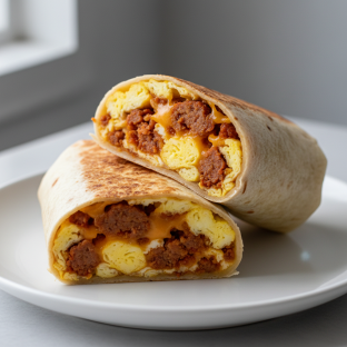 Chorizo Breakfast Burrito