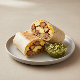 Sausage Breakfast Burrito