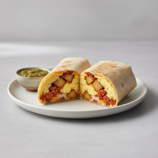 Chorizo Breakfast Burrito