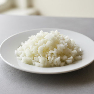 Chopped White Onion Chopped White Onion