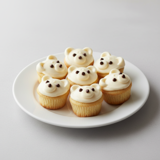 Go Bears! Vanilla Cupcakes Go Bears! Vanilla Cupcakes