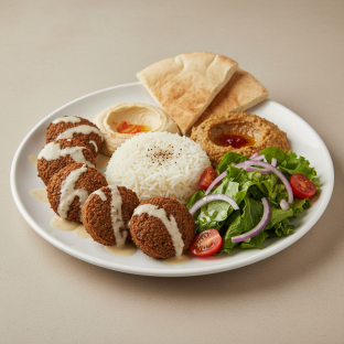 Vegan Falafel Plate