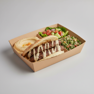 Lamb Kefta Sandwich Meal