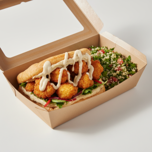 Cauliflower Sandwich Meal