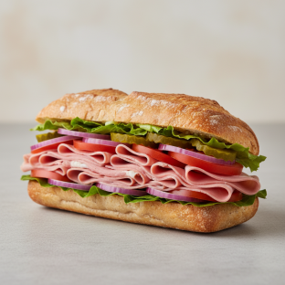 Mortadella Sourdough Sandwich