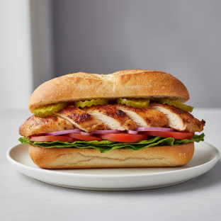 Roasted Chicken Sourdough Sandwich