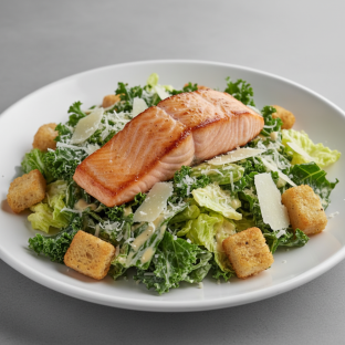 Cesar Salad with Salmon