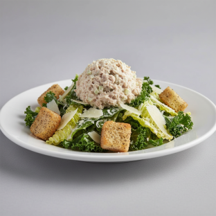 Cesar Salad with Tuna Salad
