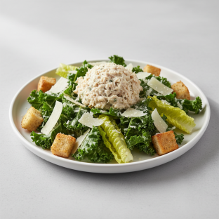 Cesar Salad with Chicken Salad