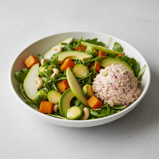 Honey Honey Salad with Tuna Salad