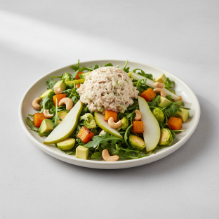 Honey Honey Salad with Chicken Salad