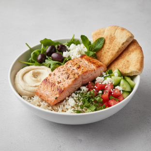 La Marsa Bowl with Salmon