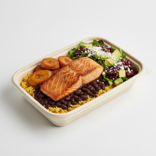 Caribe Bowl with Salmon