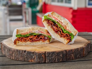 BLT Sandwich with Potato Salad