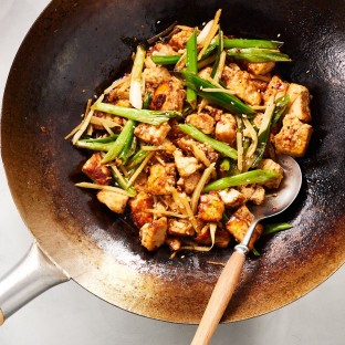 Tofu Scallion Stir-Fry
