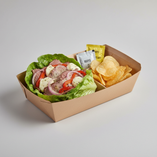 Roast Beef Bomb Lettuce Wrap Boxed Meal