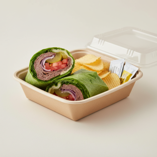 Roast Beef and Jack Lettuce Wrap Boxed Meal