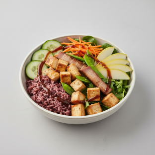Nut-Free Protein Combo 50-50 Bowl with Tamarind Sauce (No Cashews)