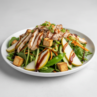 Nut-Free Protein Combo Salad with Tamarind Sauce (No Cashews) Nut-Free Protein Combo Salad with Tamarind Sauce (No Cashews)