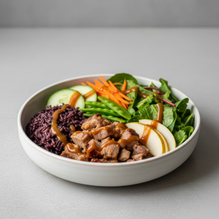 Nut-Free Pork Shoulder 50-50 Bowl with Tamarind Sauce (No Cashews) Nut-Free Pork Shoulder 50-50 Bowl with Tamarind Sauce (No Cashews)