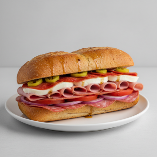 Gluten Free Italian Trio Hero Sandwich