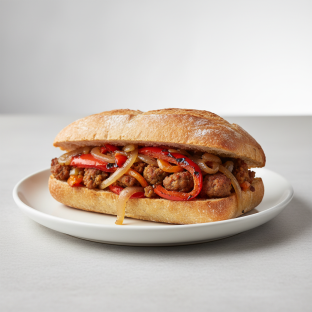 Gluten Free Beyond Sausage Pepper & Onion Sandwich