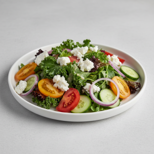 House Green Salad with Feta Cheese