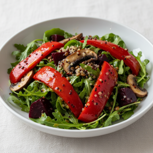 Arugula Roasted Pepper Salad