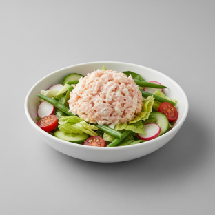 Poached Salmon Salad