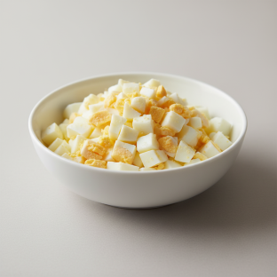 Diced Hard Boiled Eggs