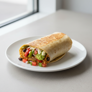 Veggie Fajitas Burrito Veggie Fajitas Burrito