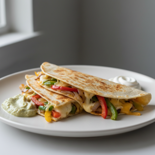 Veggie Fajitas Quesadilla Veggie Fajitas Quesadilla