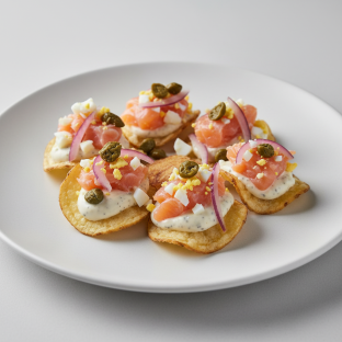 Smoked Salmon Crackers
