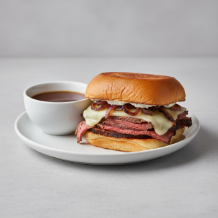 Oak Smoked Prime Rib French Dip