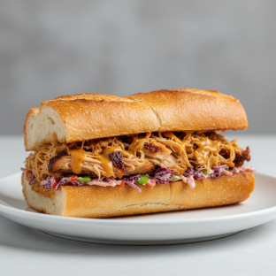 Pulled Chicken Po’boy