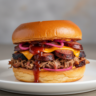 Smoked Pulled Pork Sandwich