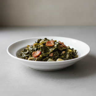 Slow Roasted Collard Greens