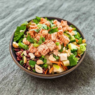 (V) Organic Tofu 50-50 Bowl with Ginger Lime Sauce