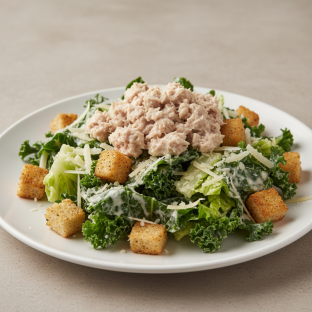 Cesar Salad with Tuna Salad Cesar Salad with Tuna Salad