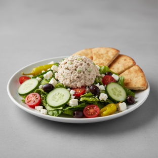 Greca Salad with Tuna Salad Greca Salad with Tuna Salad