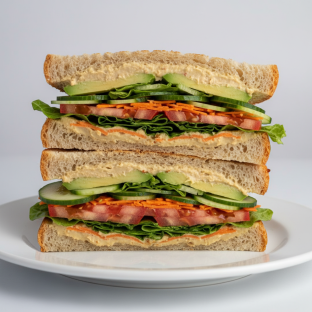 Hummus y Palta Sandwich Hummus y Palta Sandwich