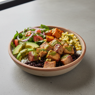 La Chamba Bowl with Mojo Pork La Chamba Bowl with Mojo Pork