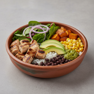 La Chamba Bowl with Grilled Chicken La Chamba Bowl with Grilled Chicken