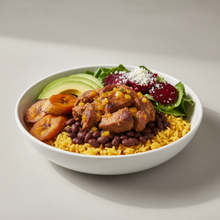 Caribe Bowl with Mojo Pork Caribe Bowl with Mojo Pork