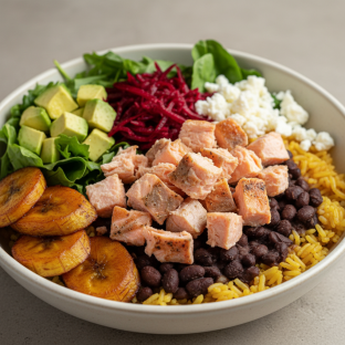 Caribe Bowl with Salmon Caribe Bowl with Salmon